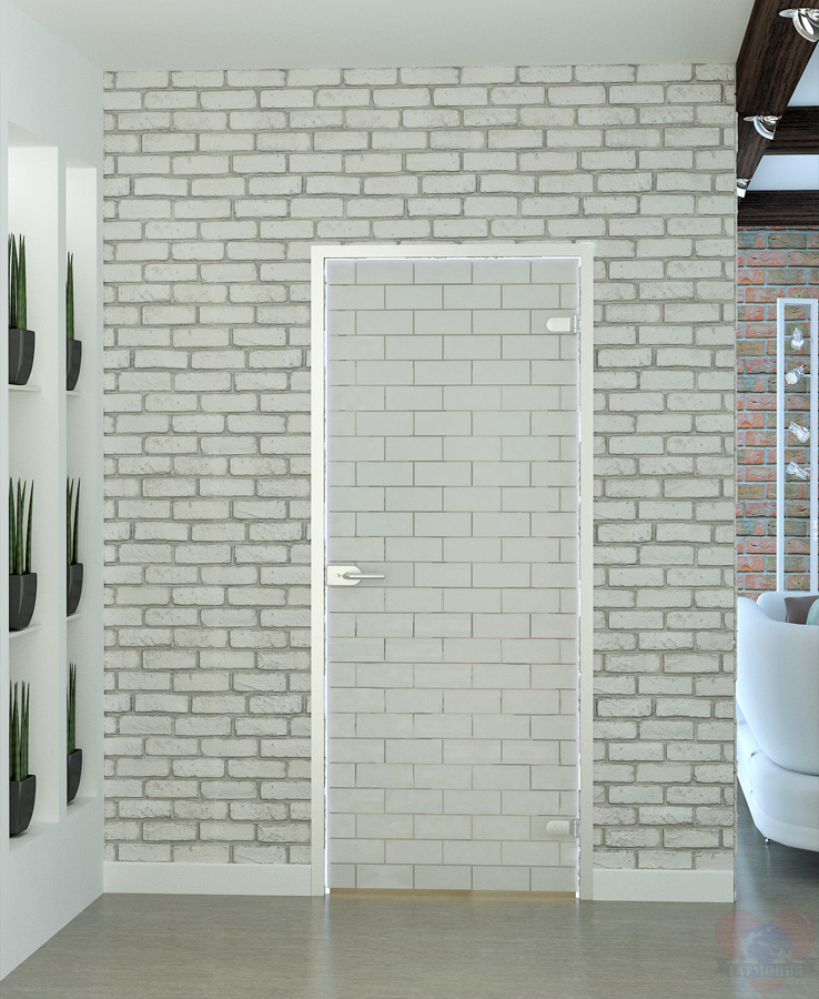 Стеклянная межкомнатная дверь Лофт