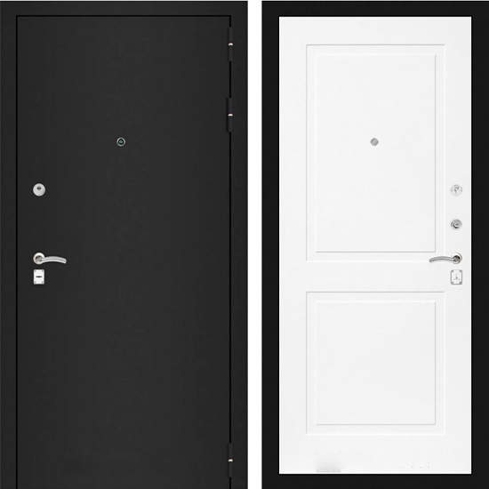 Входная дверь Лабиринт Classic Шагрень 11 Белый софт