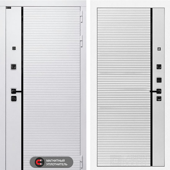 Входная дверь Лабиринт Royal 22 Белый софт