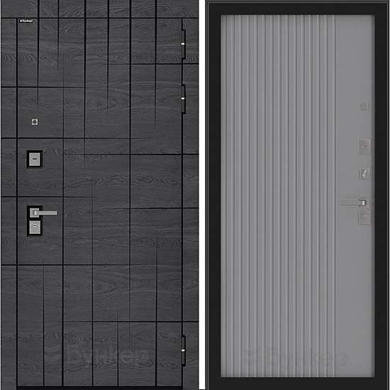 Входная дверь Бункер BN-09 ХОМС Серый софт рельеф