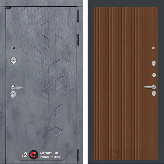 Входная дверь Лабиринт Бетон (29 Дуб кантри)