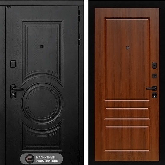 Входная дверь Лабиринт Grand 03 Орех бренди