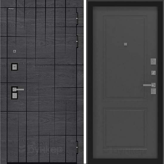 Входная дверь Бункер BN-09 ФЛ-609 Графит Софт