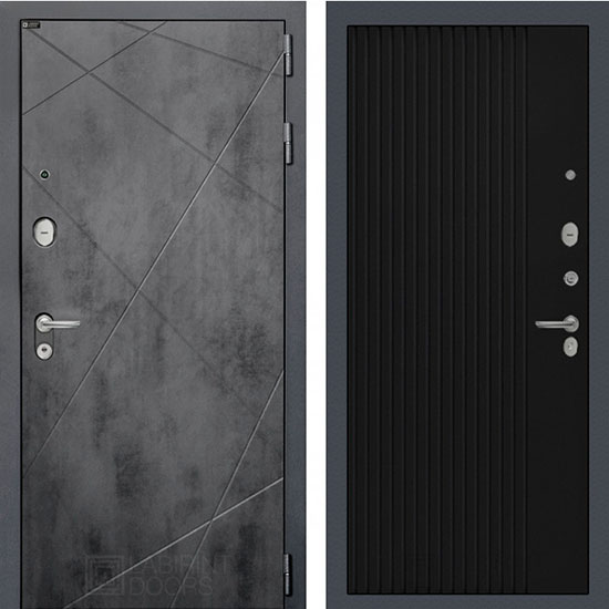 Входная дверь Лабиринт Loft 29 (Черный кварц)