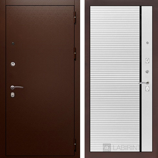 Входная дверь Лабиринт Classic 22 Белый софт