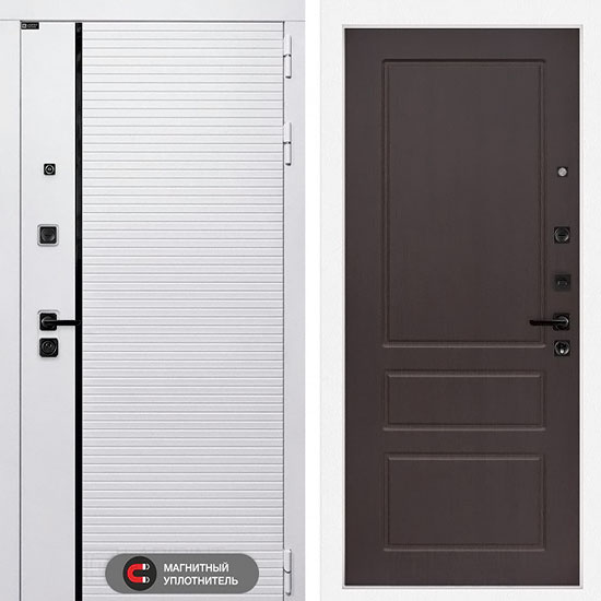 Входная дверь Лабиринт Royal 03 Орех премиум