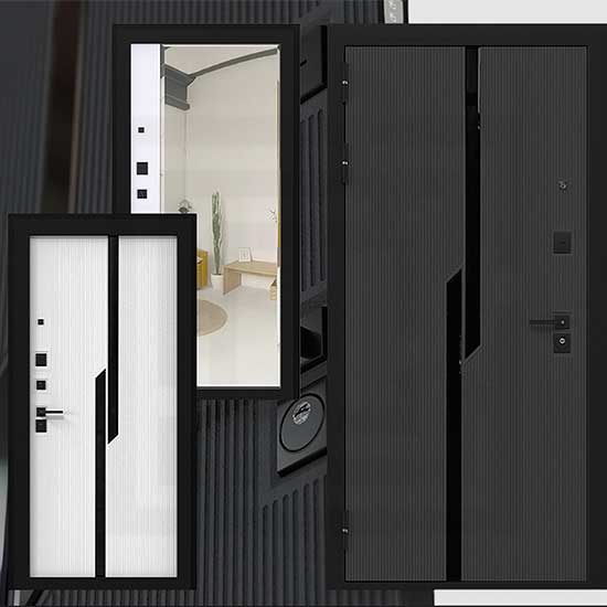 Входная дверь Лабиринт Carbon 31 (Белый софт)