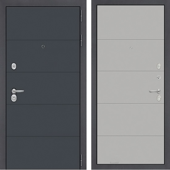 Входная дверь Лабиринт Арт 13 Грей софт