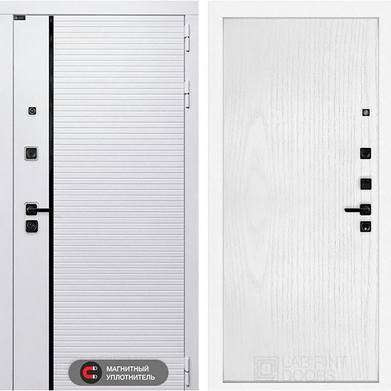 Входная дверь Лабиринт Royal 07 Белое дерево