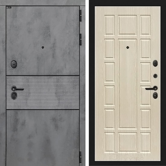 Входная дверь Лабиринт Infinity 12 Беленый дуб