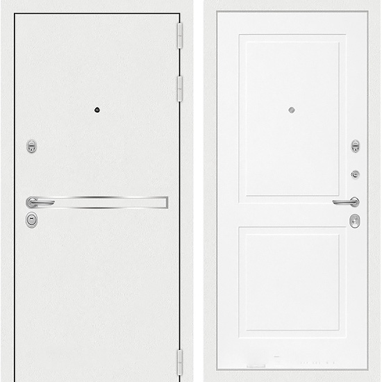 Входная дверь Лабиринт Лайн 11 Белый софт