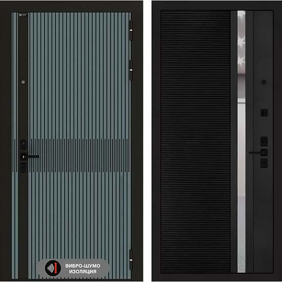 Входная дверь Лабиринт ISSIDA 31 (Черный кварц)