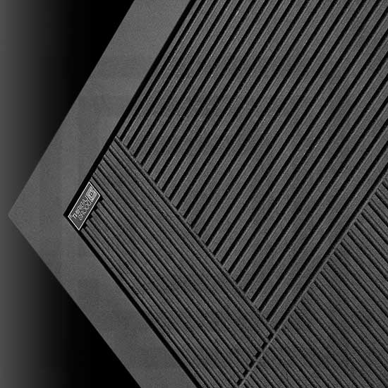 Входная дверь Лабиринт PAZL Панорама с зеркалом Белый софт