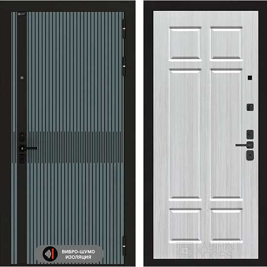 Входная дверь Лабиринт ISSIDA 08 Кристалл Вуд