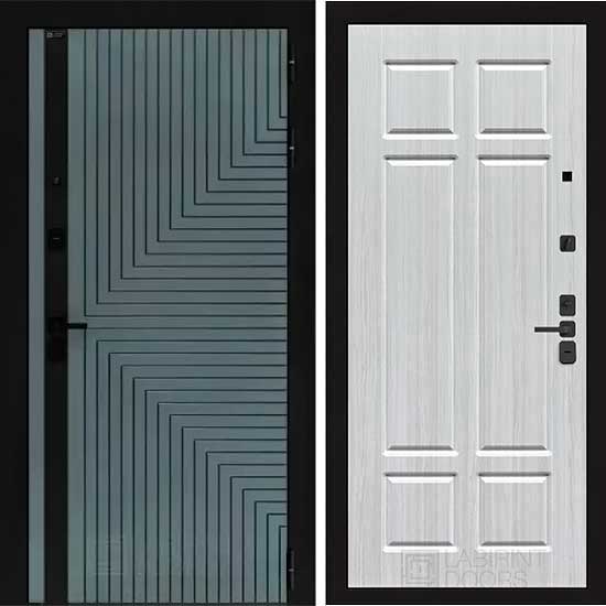 Входная дверь Лабиринт CREDOR 08 Кристалл вуд