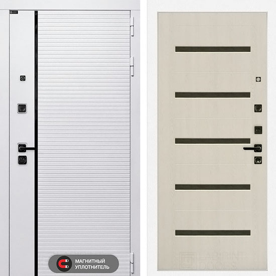 Входная дверь Лабиринт Royal 01 Беленый дуб