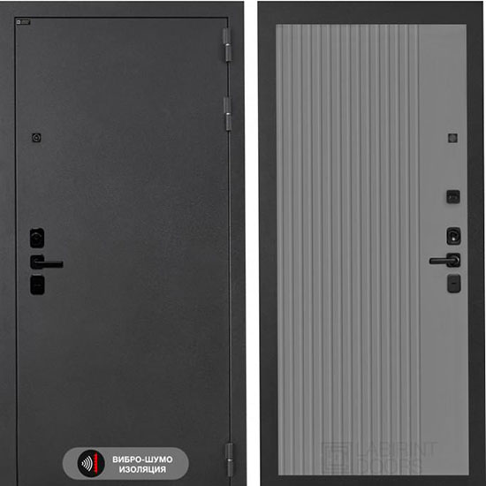 Входная дверь Лабиринт ACUSTICLAB 29 Грей софт