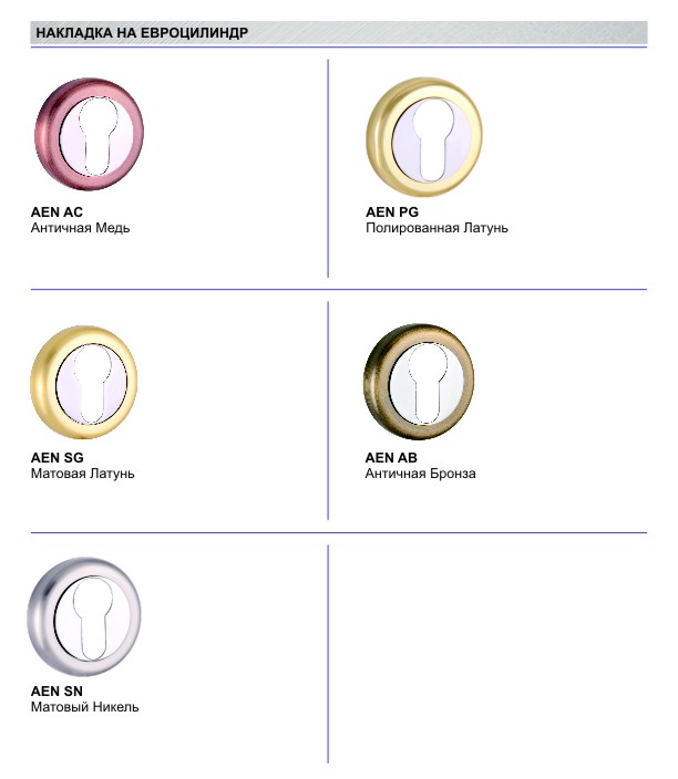 Замок под цилиндр комплект