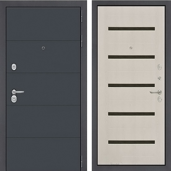 Входная дверь Лабиринт Арт 01 Белёный дуб