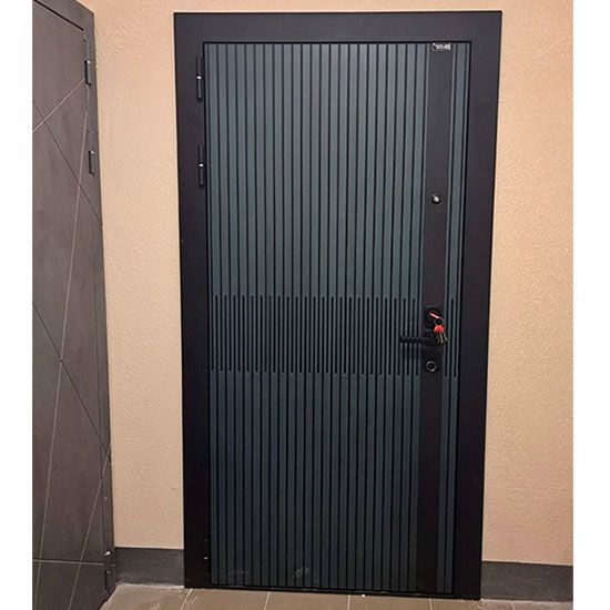 Входная дверь Лабиринт ISSIDA с зеркалом Максимум Сандал белый