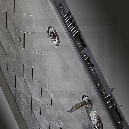 Входная дверь Лабиринт Бетон 10 Дуб Филадельфия