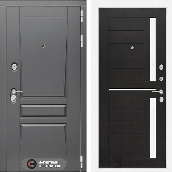 Входная дверь Лабиринт Платинум 02 Венге