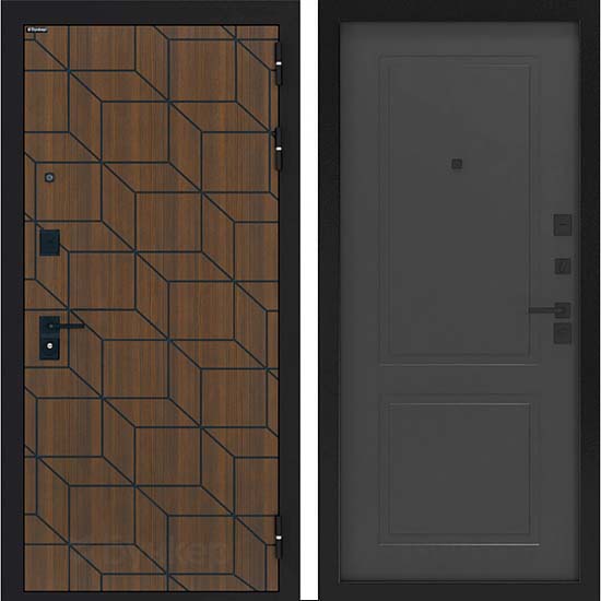 Входная дверь Бункер BN-03 ФЛ-609 Графит софт