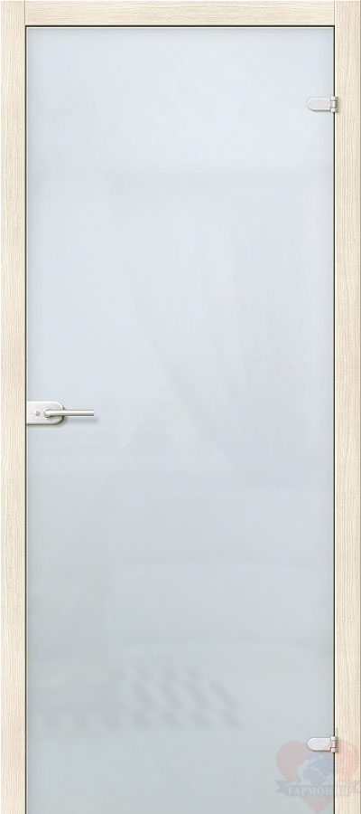Стеклянная межкомнатная дверь Лайт - Сатинато Белое