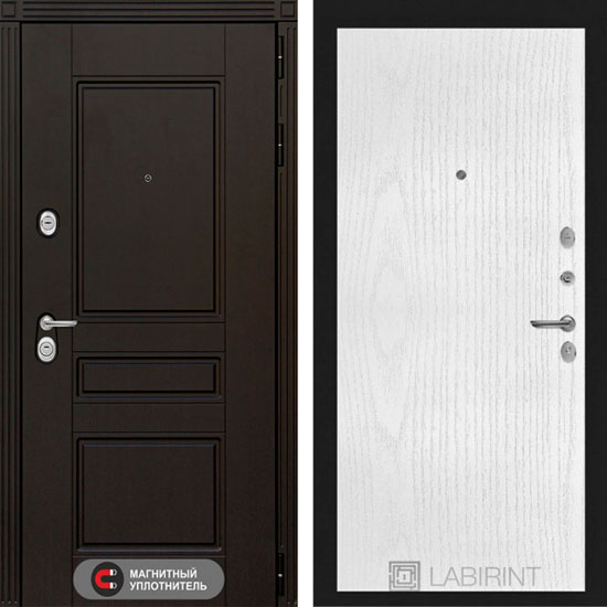 Входная дверь Лабиринт Мегаполис 07 Белое дерево