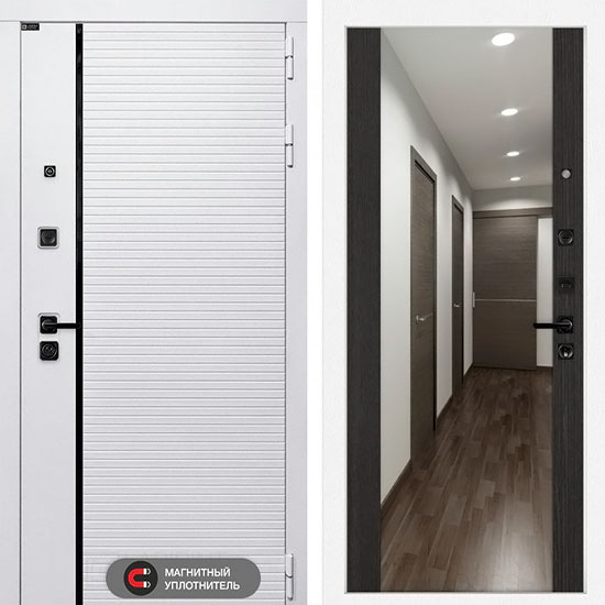 Входная дверь Лабиринт Royal с Зеркалом Венге