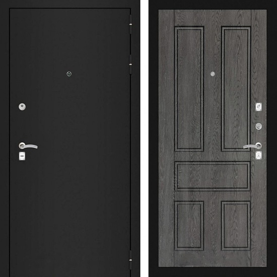 Входная дверь Лабиринт Classic Шагрень 10 Дуб Филадельфия графит