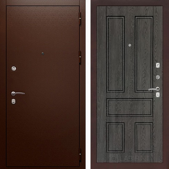 Входная дверь Лабиринт Classic 10 Дуб Филадельфия