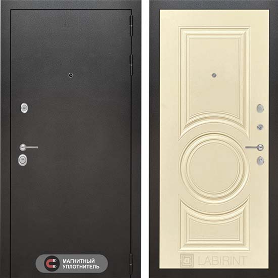 Входная дверь Лабиринт Silver 23 Шампань