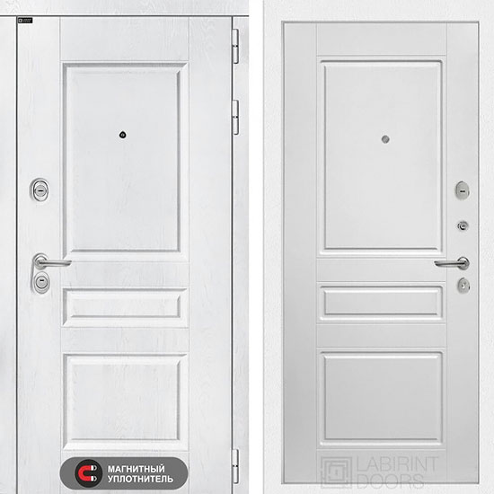 Входная дверь Лабиринт Versal 03 Белый софт