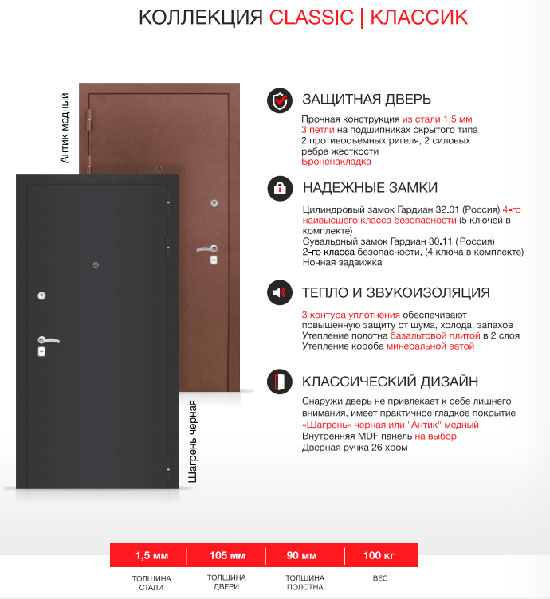 Входная дверь Лабиринт Classic Шагрень 07 Белое дерево