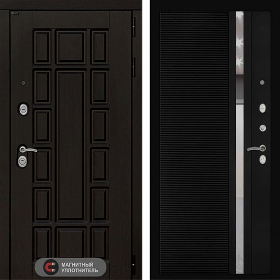 Входная дверь Лабиринт New York 31 (Черный кварц)
