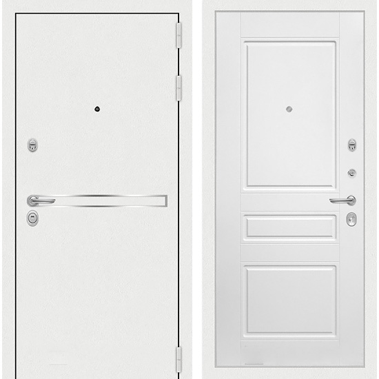 Входная дверь Лабиринт Лайн 03 Белый софт