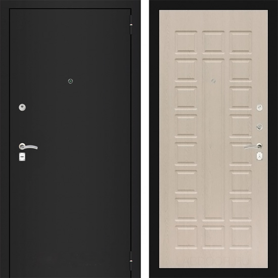 Входная дверь Лабиринт Classic Шагрень 04 Белёный дуб