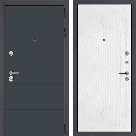 Входная дверь Лабиринт Арт 07 Белое дерево